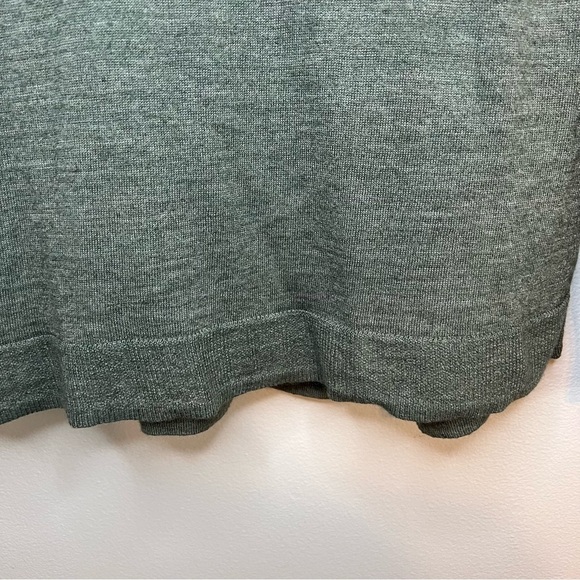 Madewell Merino Wool Blend Sweater Crew Neck Green Size M Essential Contemporary - Picture 5 of 10